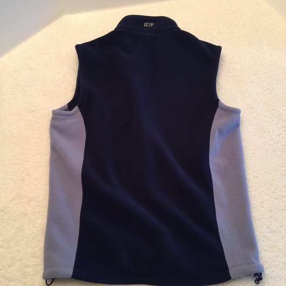 Vineyard Vines Navy Fleece Vest. Women’s Size XS. - Picture 7 of 16